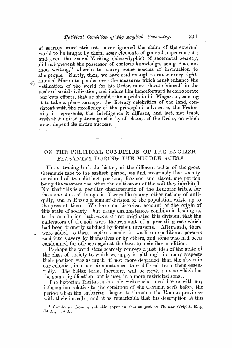 The Freemasons' Monthly Magazine: 1855-04-01 - Untitled Article