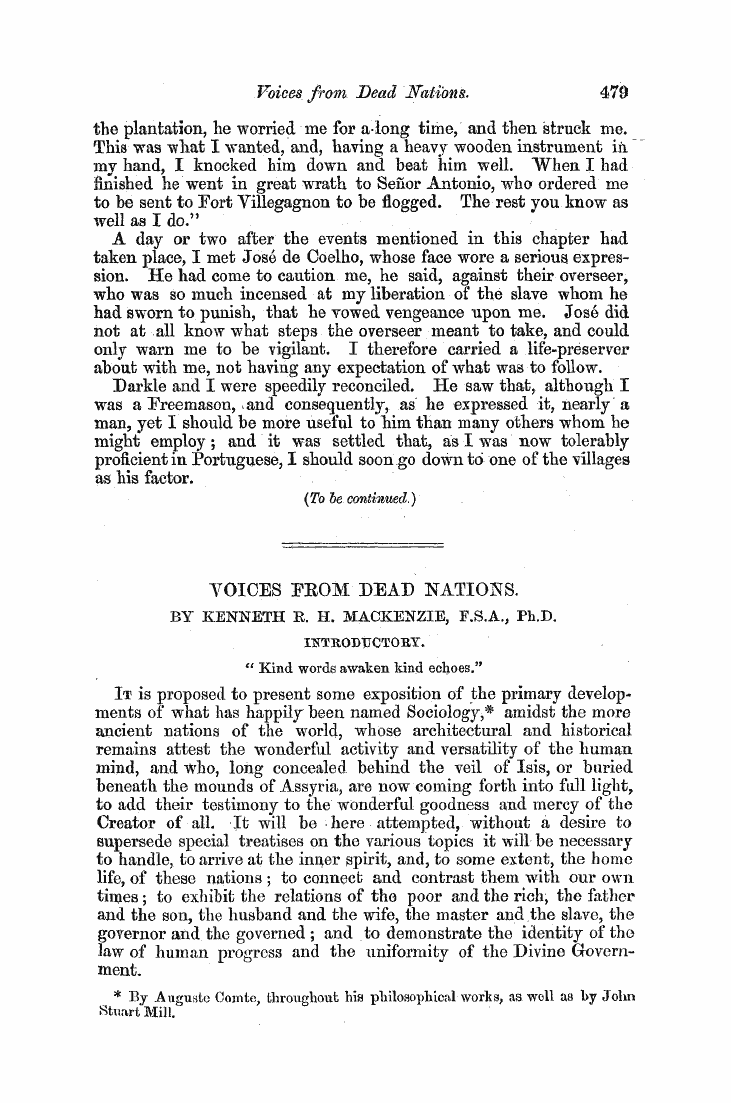 The Freemasons' Monthly Magazine: 1855-08-01 - Untitled Article