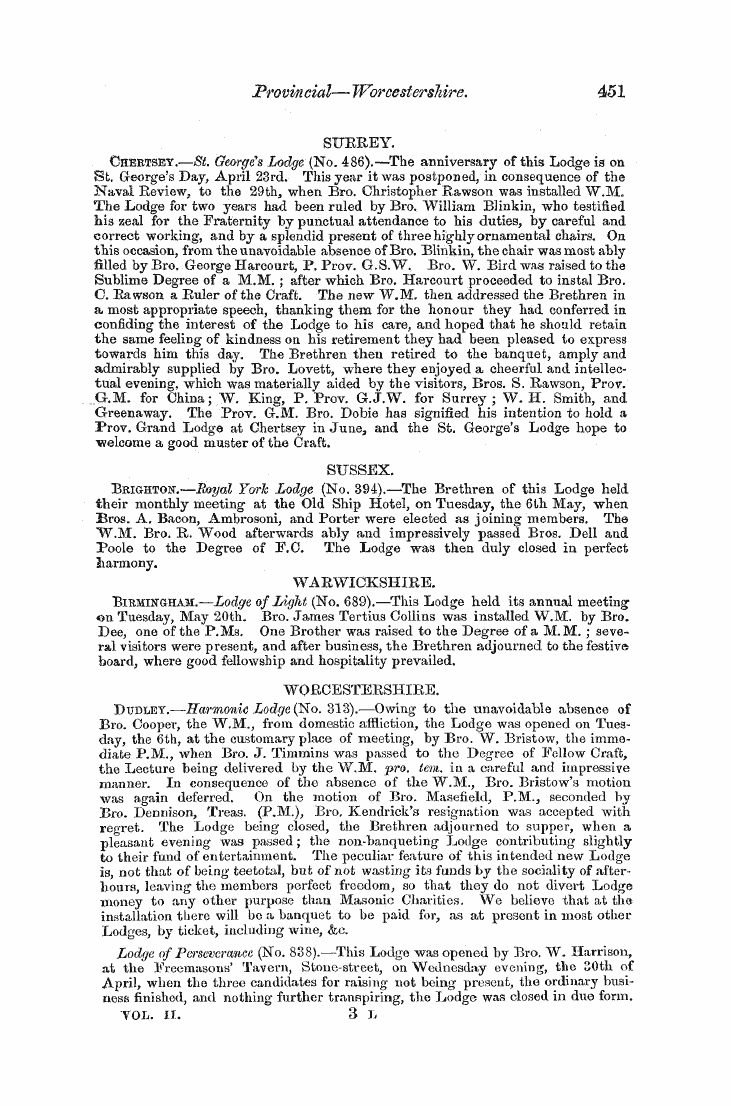 The Freemasons' Monthly Magazine: 1856-06-01 - Untitled Article