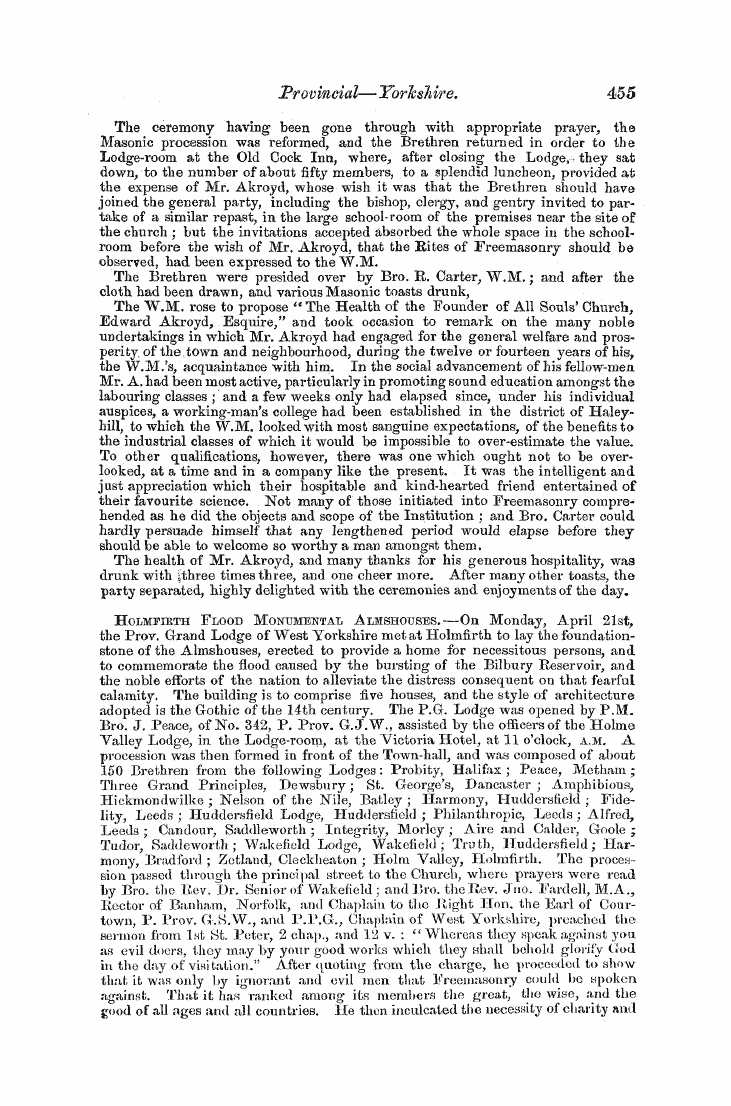 The Freemasons' Monthly Magazine: 1856-06-01 - Untitled Article