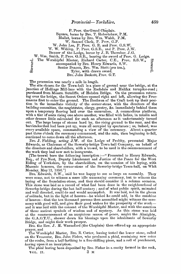 The Freemasons' Monthly Magazine: 1856-06-01 - Untitled Article