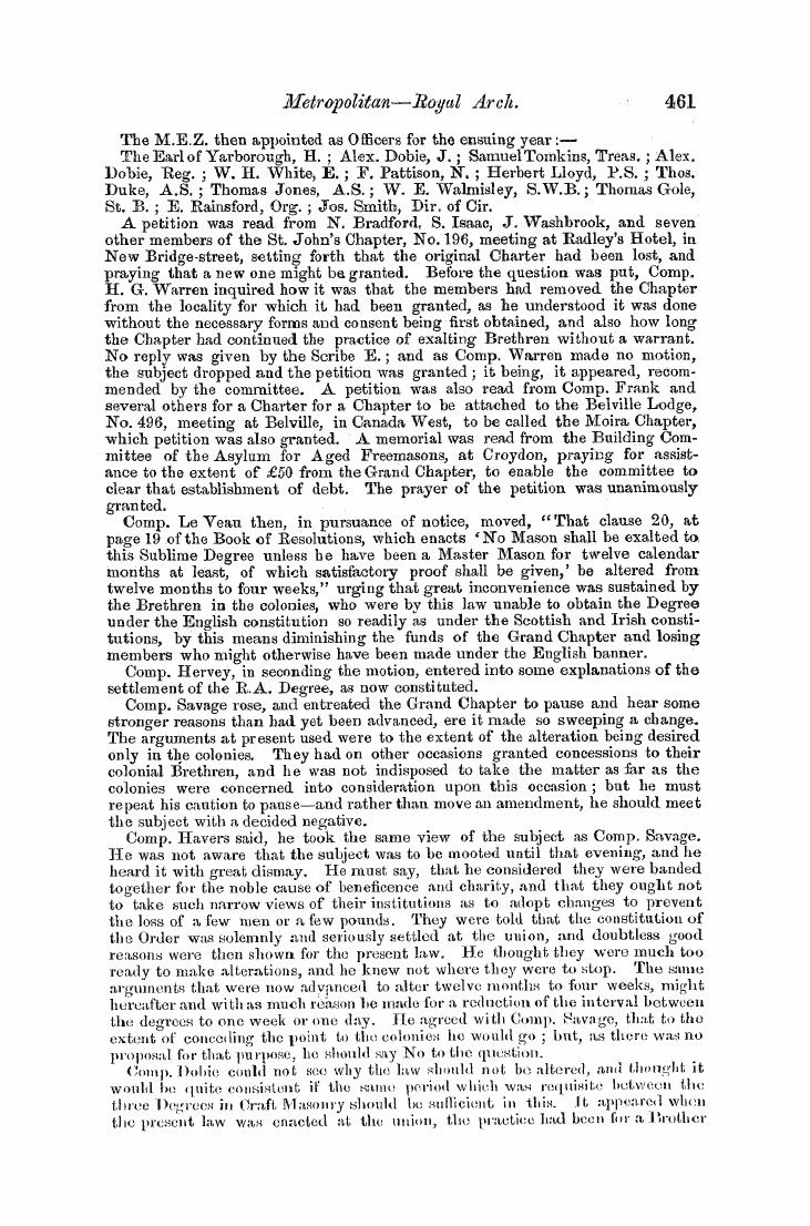 The Freemasons' Monthly Magazine: 1856-06-01 - Untitled Article