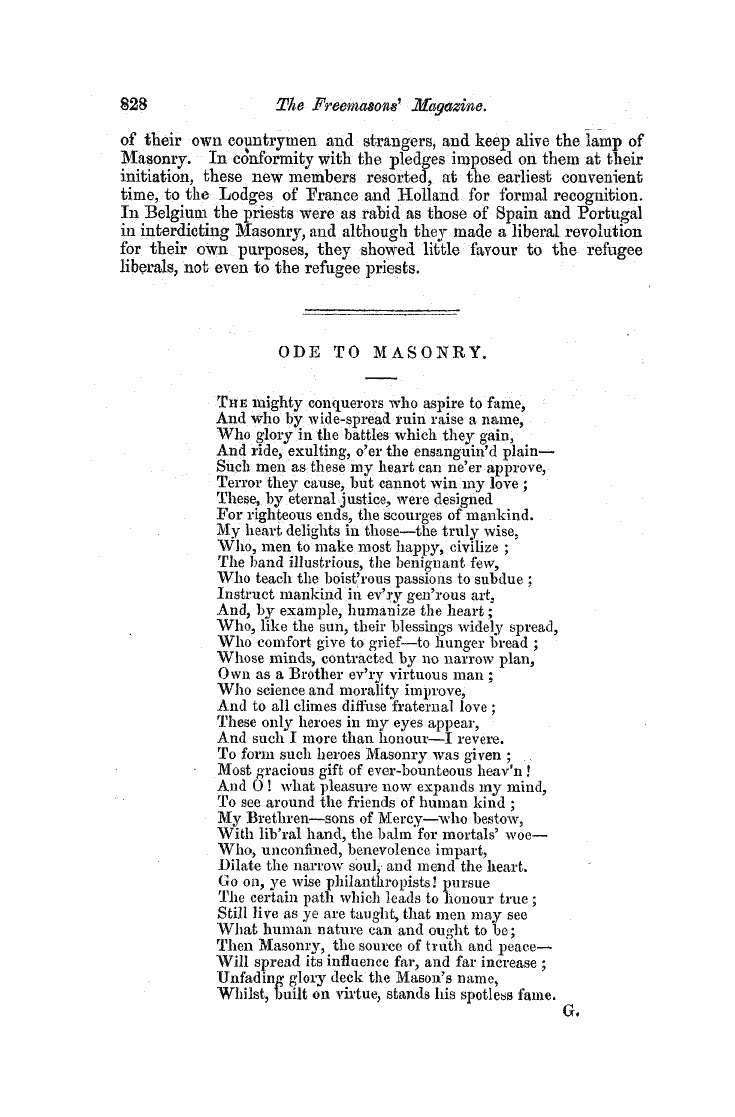 The Freemasons' Monthly Magazine: 1858-05-01 - A Masonic Mastyr—Hyppolito Jose Da Costa...