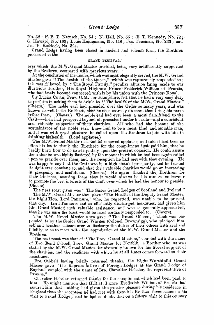 The Freemasons' Monthly Magazine: 1858-05-01 - The Mmonic Mi Rio E.