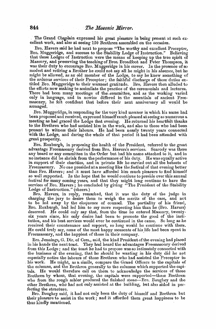 The Freemasons' Monthly Magazine: 1858-05-01 - The Mmonic Mi Rio E.