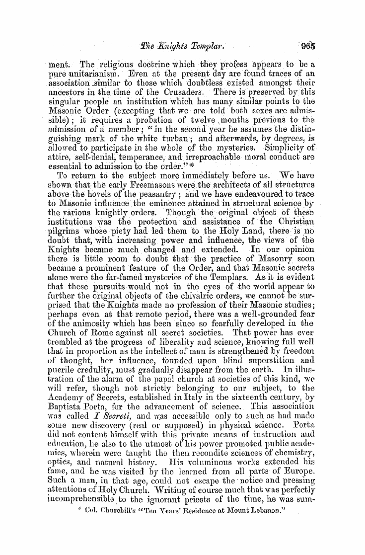 The Freemasons' Monthly Magazine: 1858-05-01 - Among Their Ranks Were Many Learned Eccl...