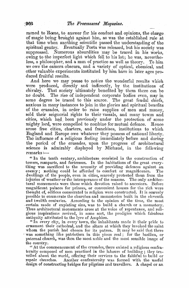 The Freemasons' Monthly Magazine: 1858-05-01 - Among Their Ranks Were Many Learned Eccl...