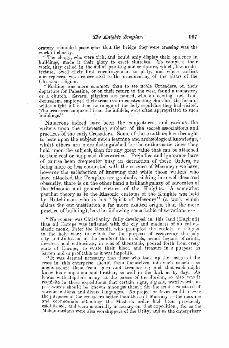 The Freemasons' Monthly Magazine: 1858-05-01 - Among Their Ranks Were Many Learned Eccl...