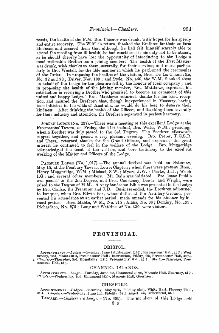 The Freemasons' Monthly Magazine: 1858-05-01 - The ;Lltasd^; Mlftftoe.