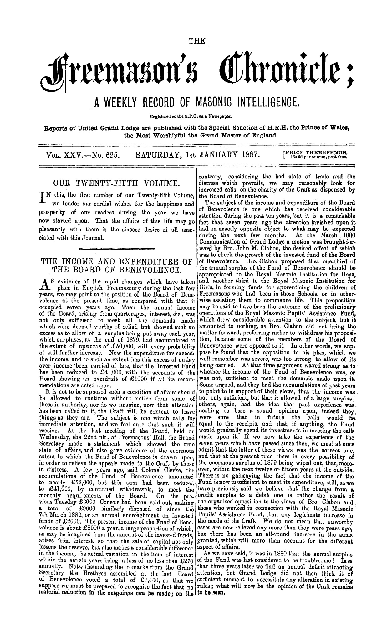 The Freemason's Chronicle