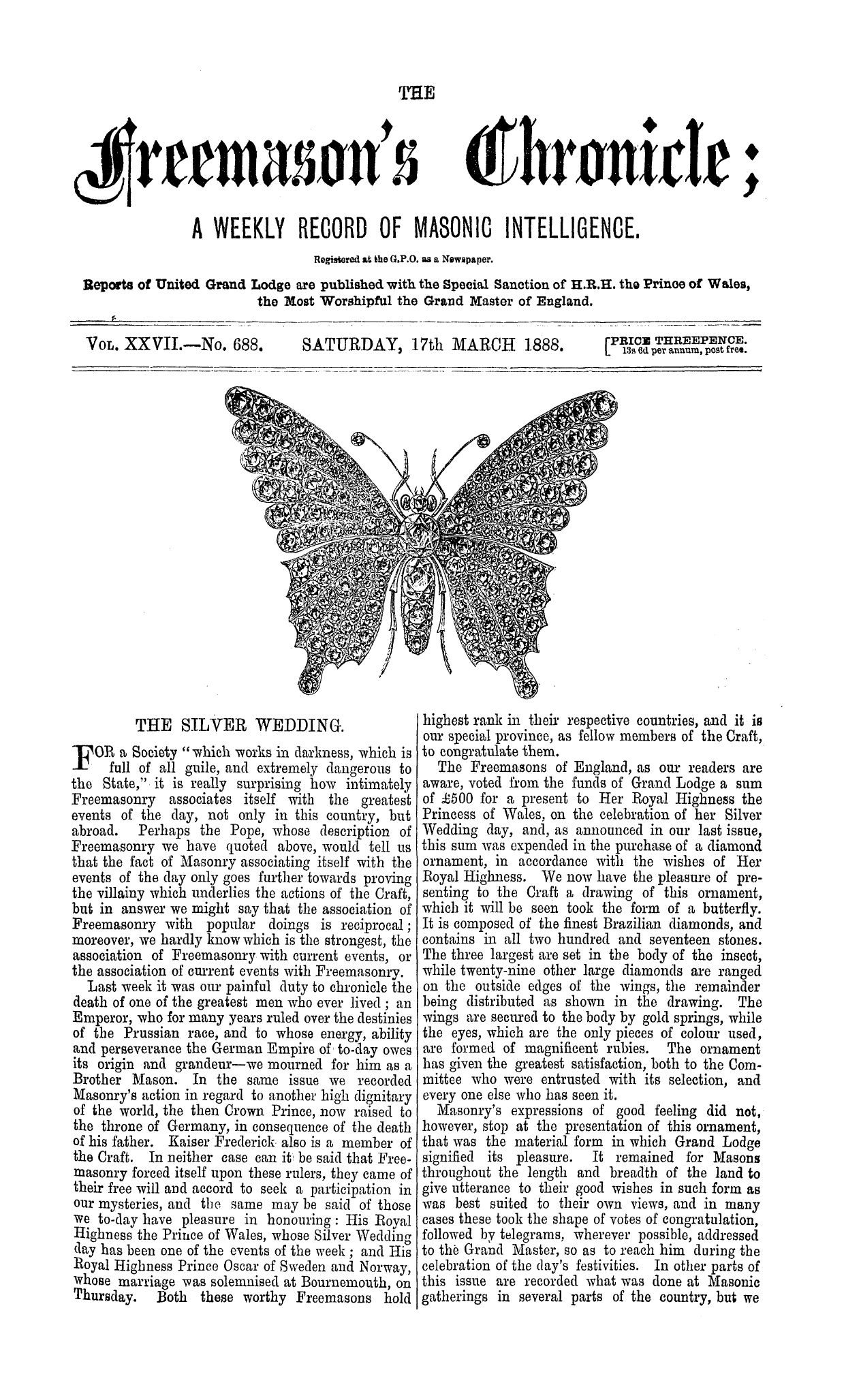 The Freemason's Chronicle