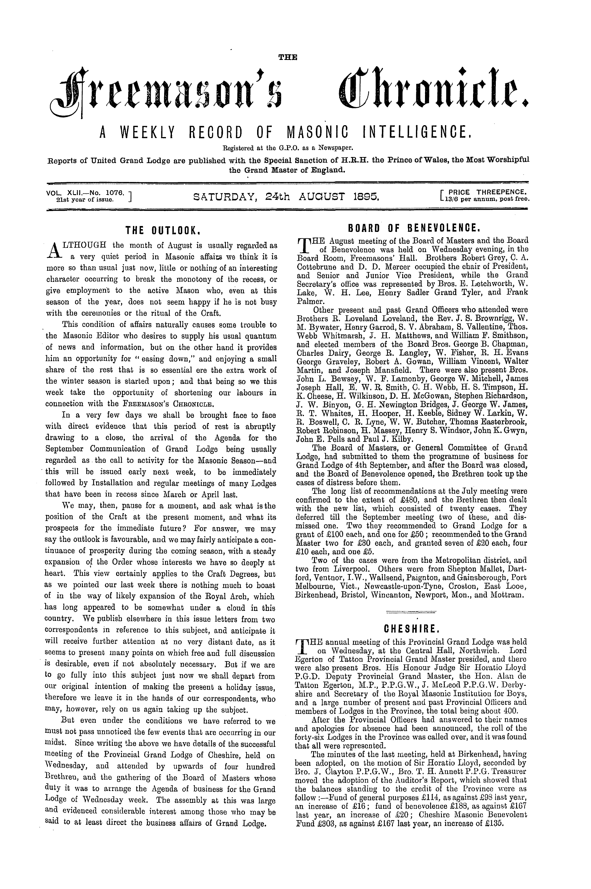 The Freemason's Chronicle