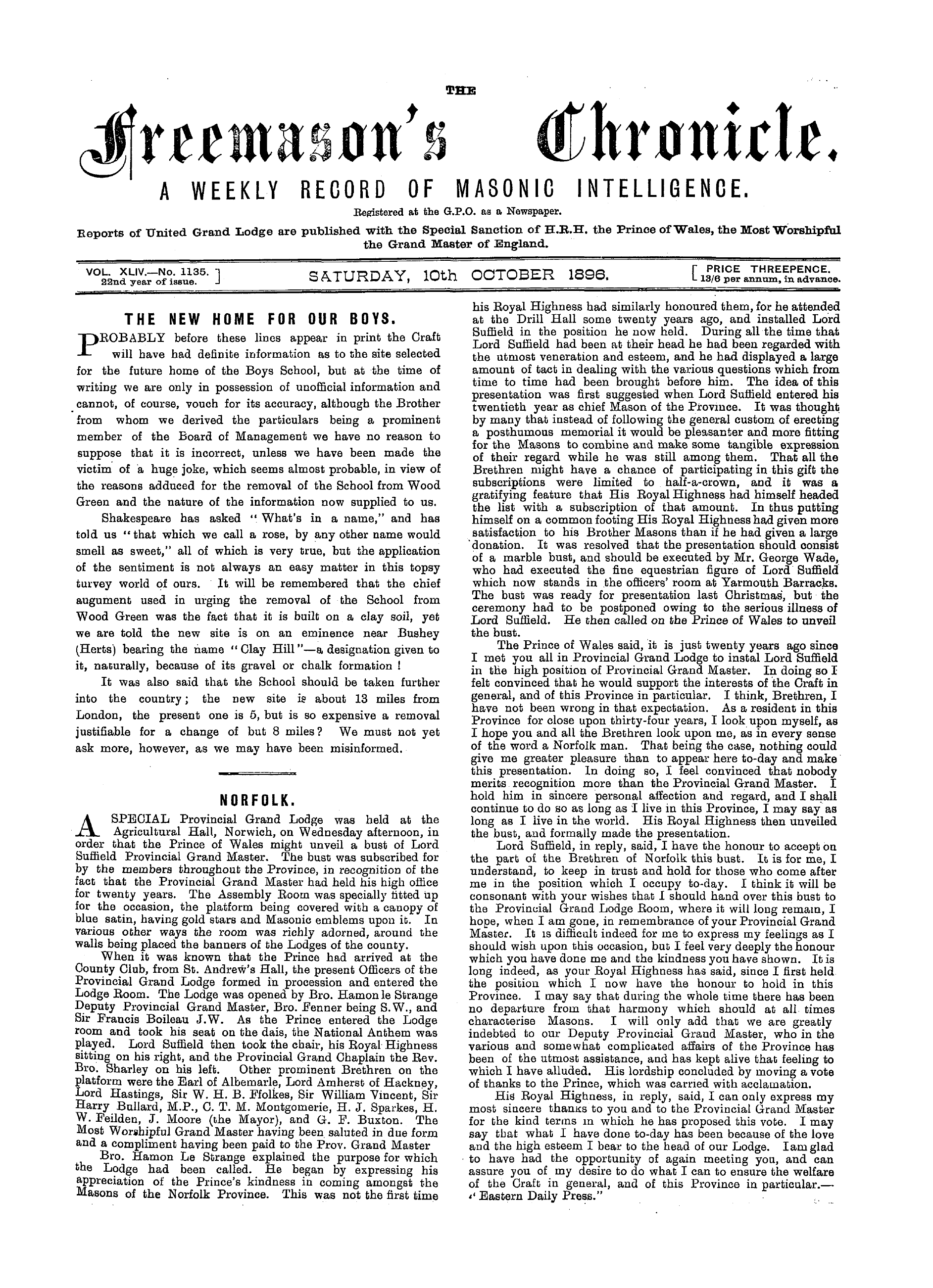 The Freemason's Chronicle