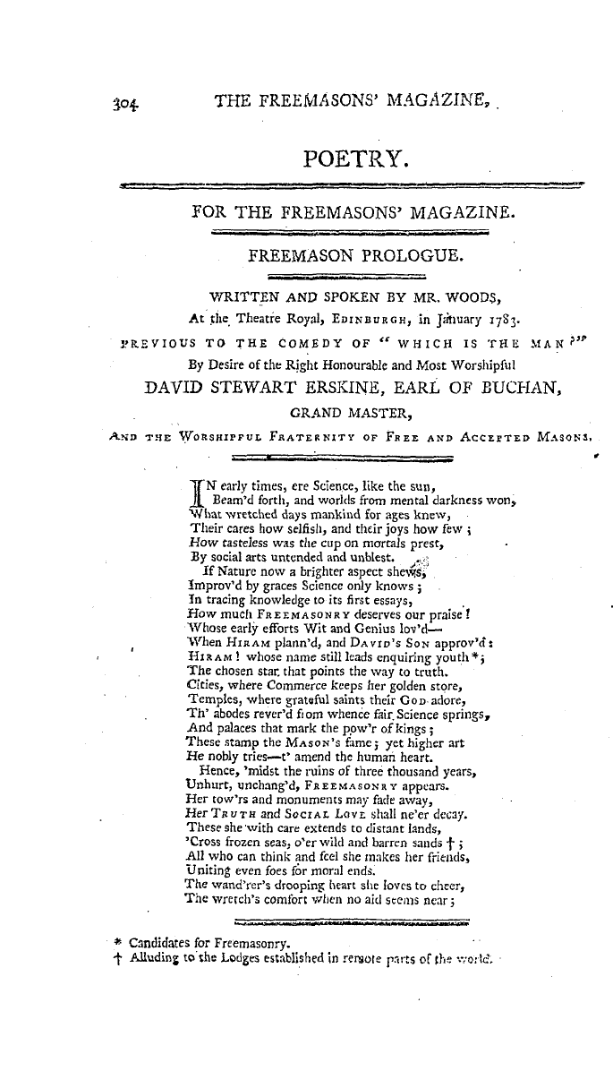 The Freemasons' Magazine: 1794-04-01: 65