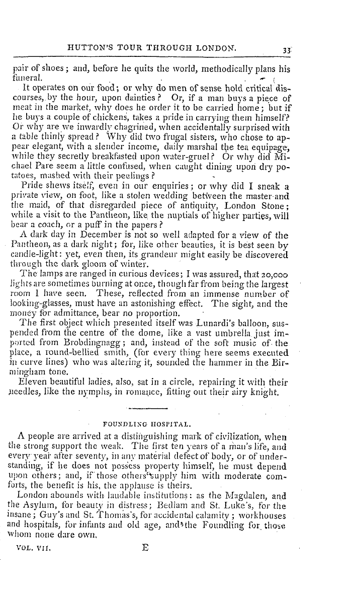 The Freemasons' Magazine: 1796-07-01 - Miscellaneous Observations And Reflections Made In A Tour Through London,