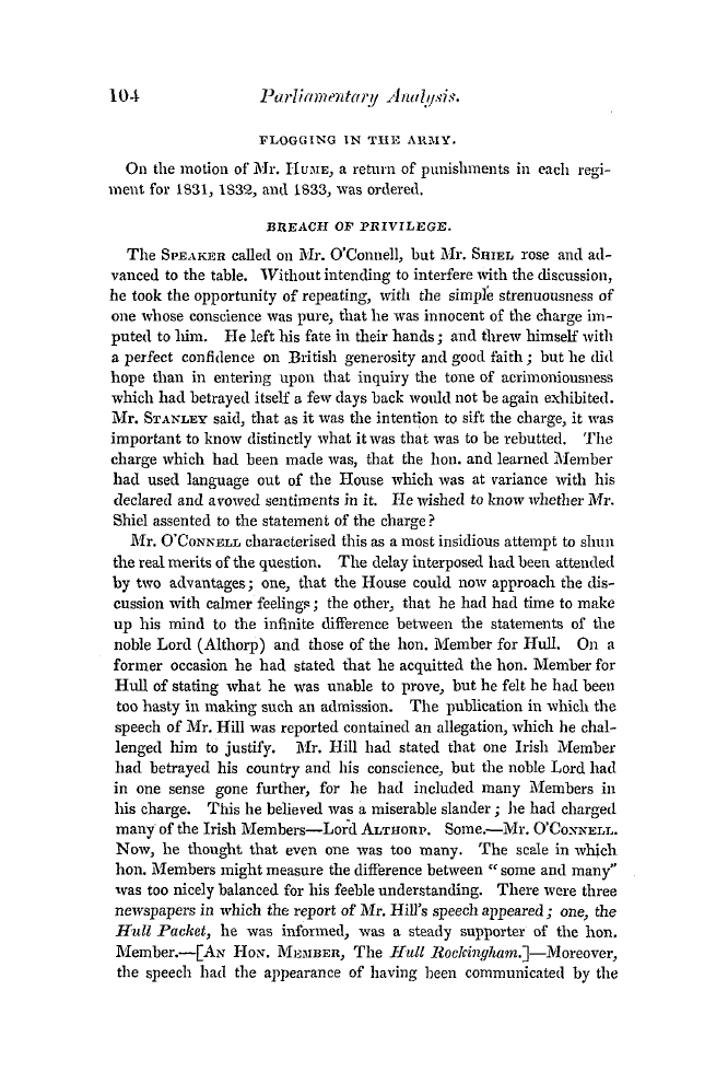 The Freemasons' Quarterly Review: 1834-04-01 - Flogging In The Army.