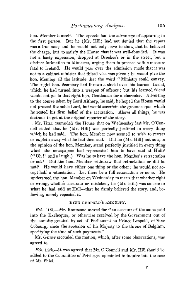 The Freemasons' Quarterly Review: 1834-04-01 - Flogging In The Army.