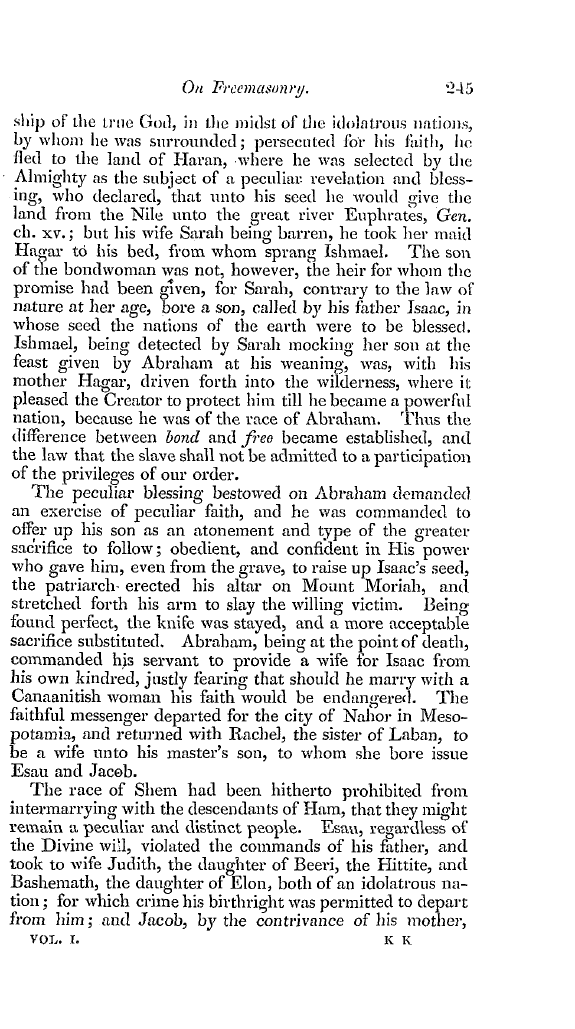 The Freemasons' Quarterly Review: 1834-10-01 - On Freemasonry.