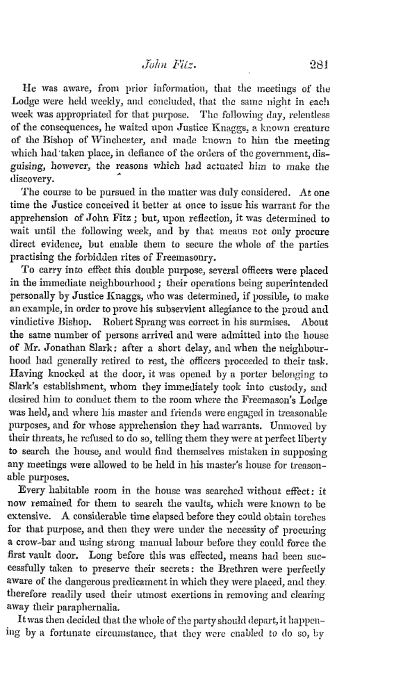 The Freemasons' Quarterly Review: 1834-10-01 - John Fitz.