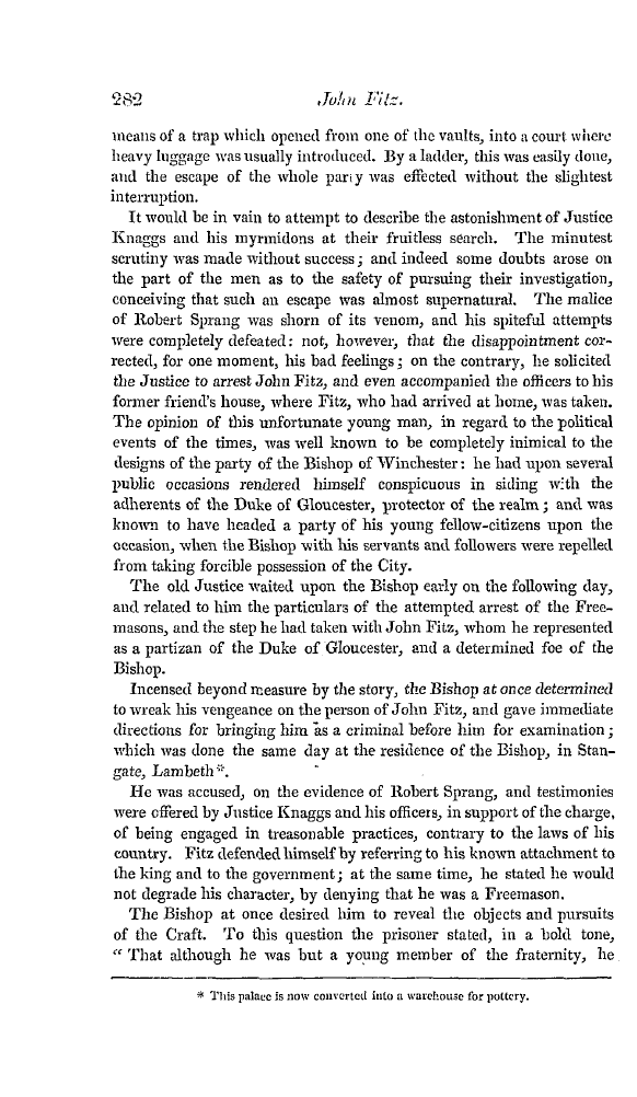 The Freemasons' Quarterly Review: 1834-10-01 - John Fitz.