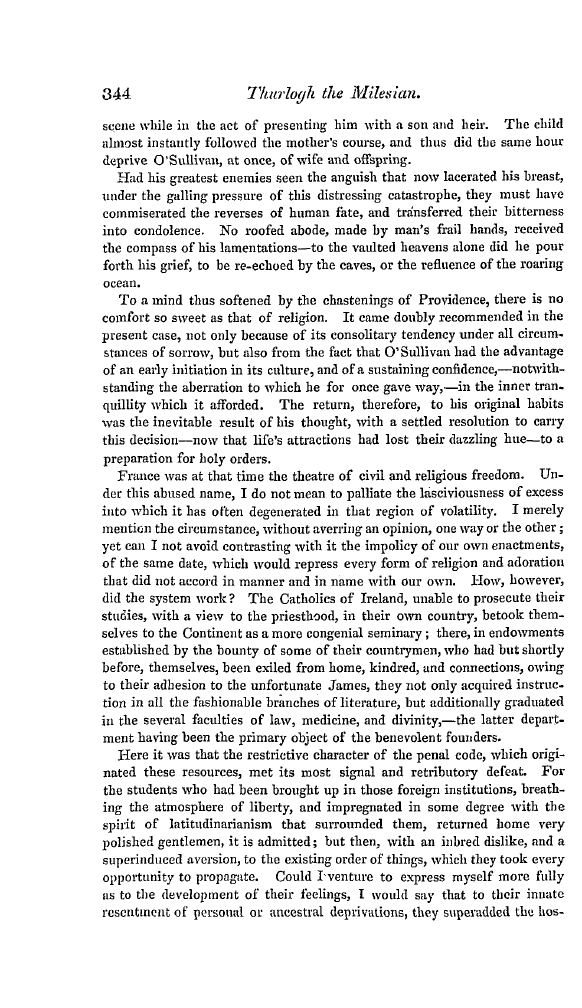 The Freemasons' Quarterly Review: 1834-10-01 - Thurlogh, The Milesian.