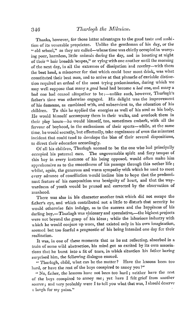 The Freemasons' Quarterly Review: 1834-10-01 - Thurlogh, The Milesian.