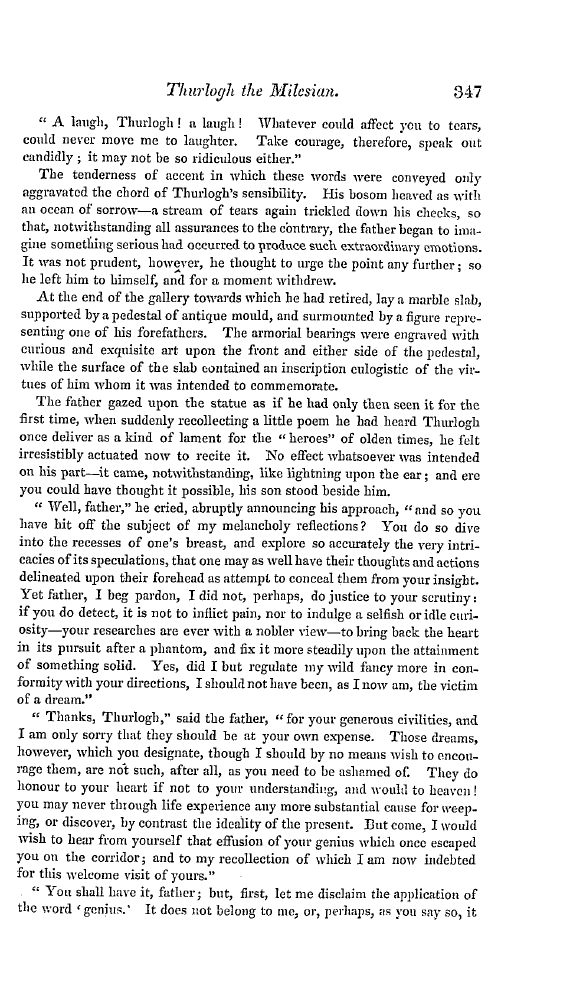 The Freemasons' Quarterly Review: 1834-10-01 - Thurlogh, The Milesian.