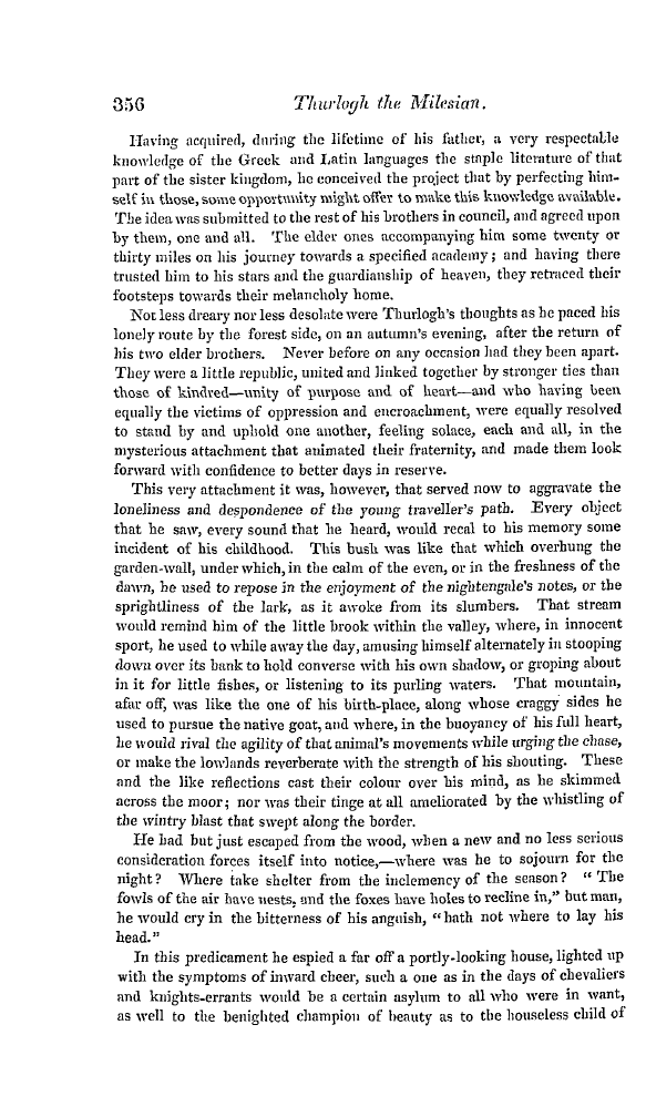 The Freemasons' Quarterly Review: 1834-10-01 - Thurlogh, The Milesian.