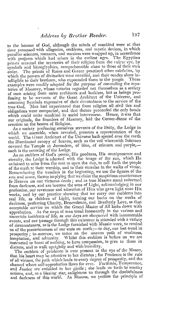 The Freemasons' Quarterly Review: 1837-06-30 - Address,