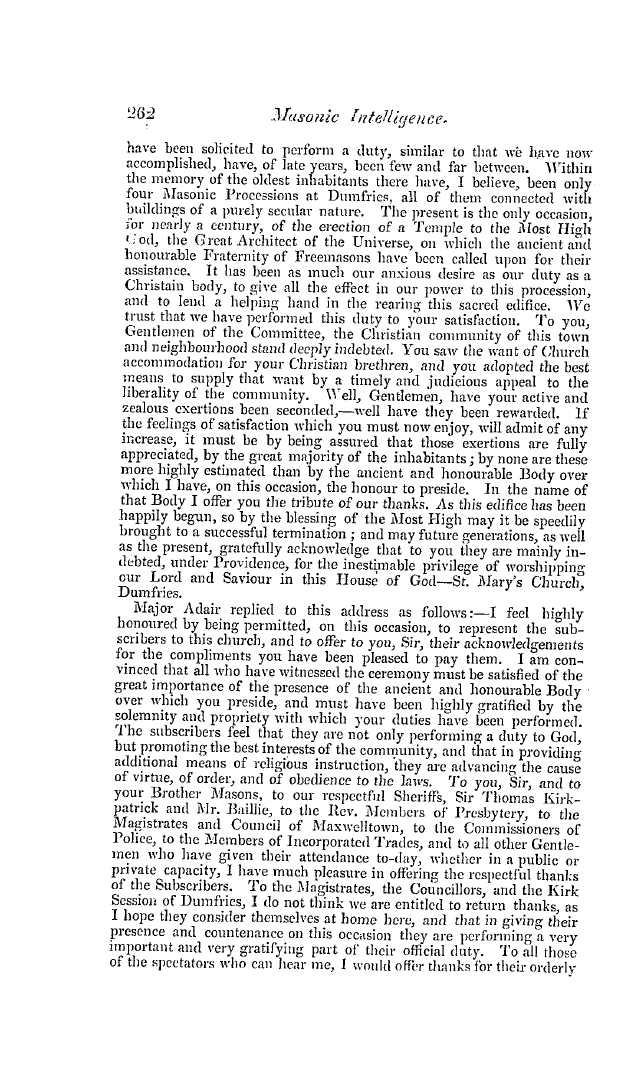 The Freemasons' Quarterly Review: 1837-06-30 - Scotland.