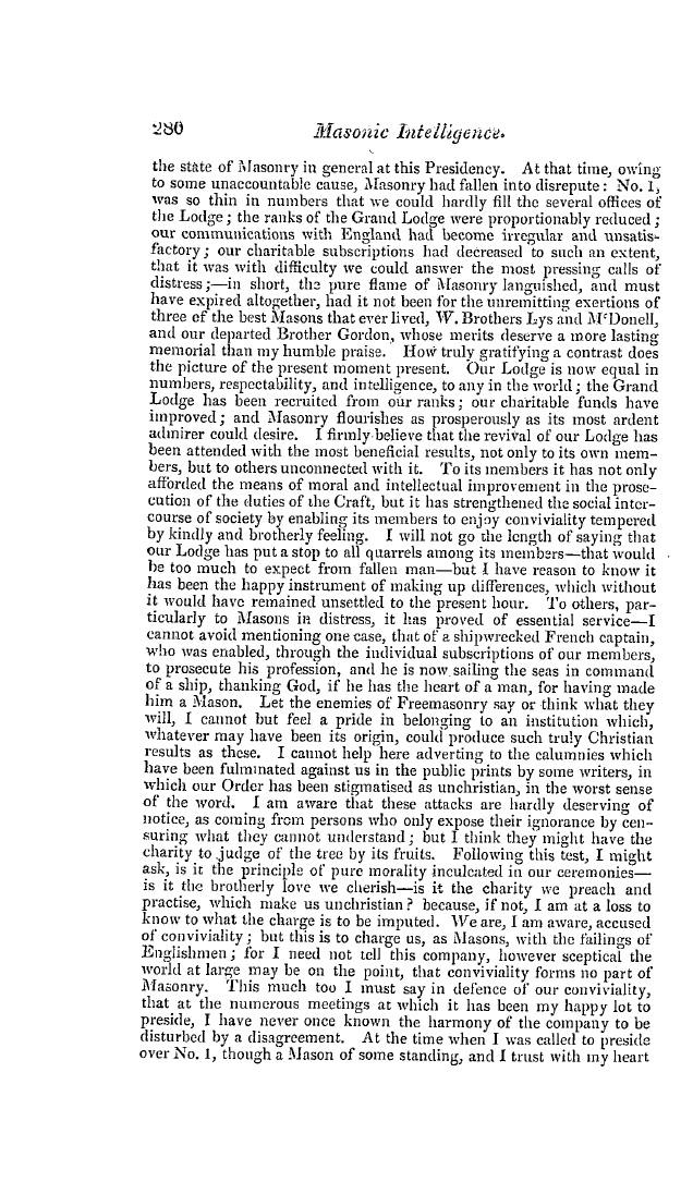 The Freemasons' Quarterly Review: 1837-06-30 - Foreign.