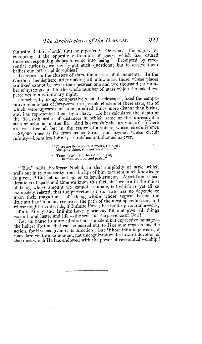 The Freemasons' Quarterly Review: 1837-09-30 - The Architecture Of The Heavens.