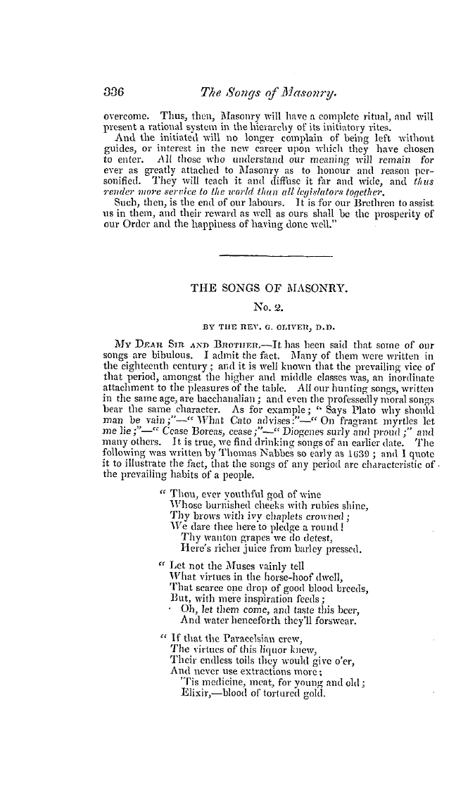 The Freemasons' Quarterly Review: 1837-09-30 - Masonry Restored To Its Genuine Principles.