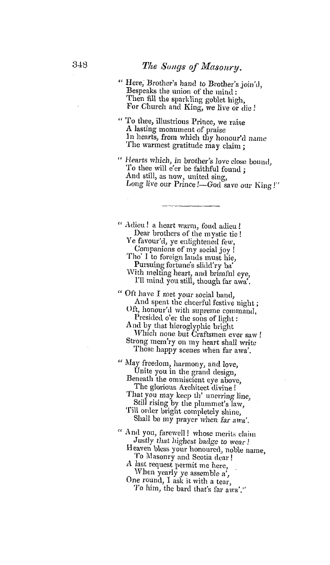 The Freemasons' Quarterly Review: 1837-09-30 - The Songs Of Masonry.