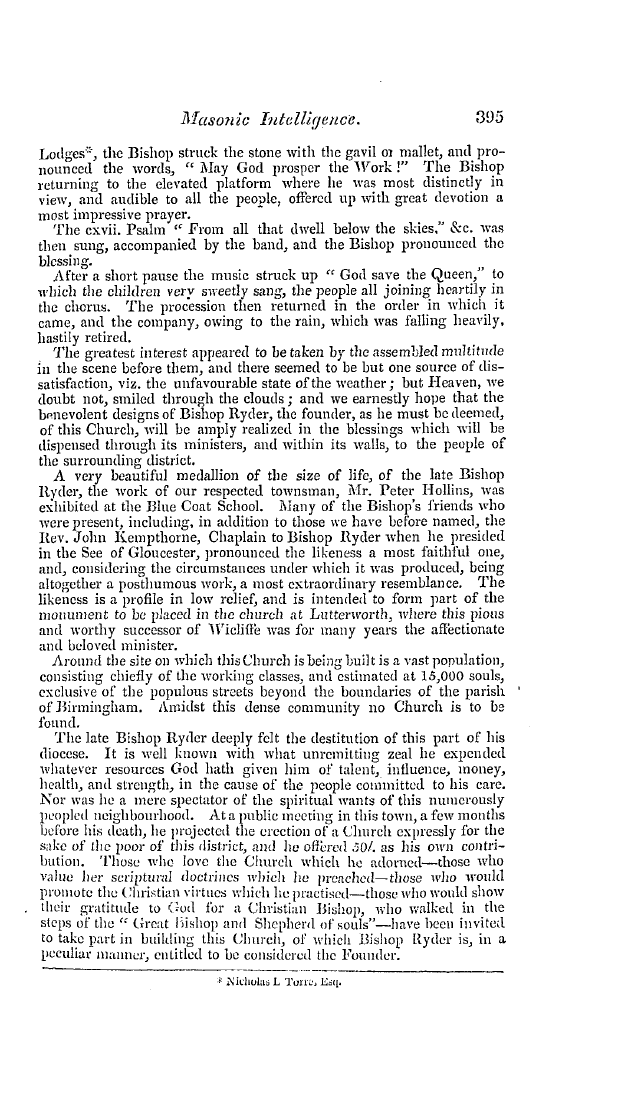 The Freemasons' Quarterly Review: 1837-09-30 - Provincial.