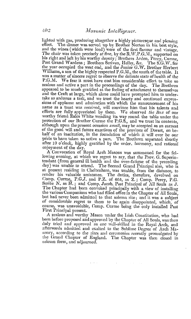 The Freemasons' Quarterly Review: 1837-09-30 - Provincial.