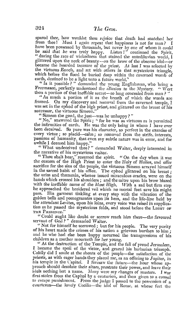 The Freemasons' Quarterly Review: 1838-09-29 - The Gem.