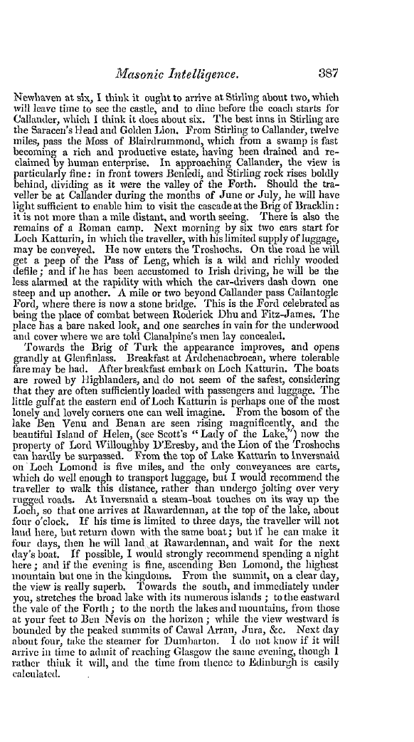 The Freemasons' Quarterly Review: 1838-09-29: 105