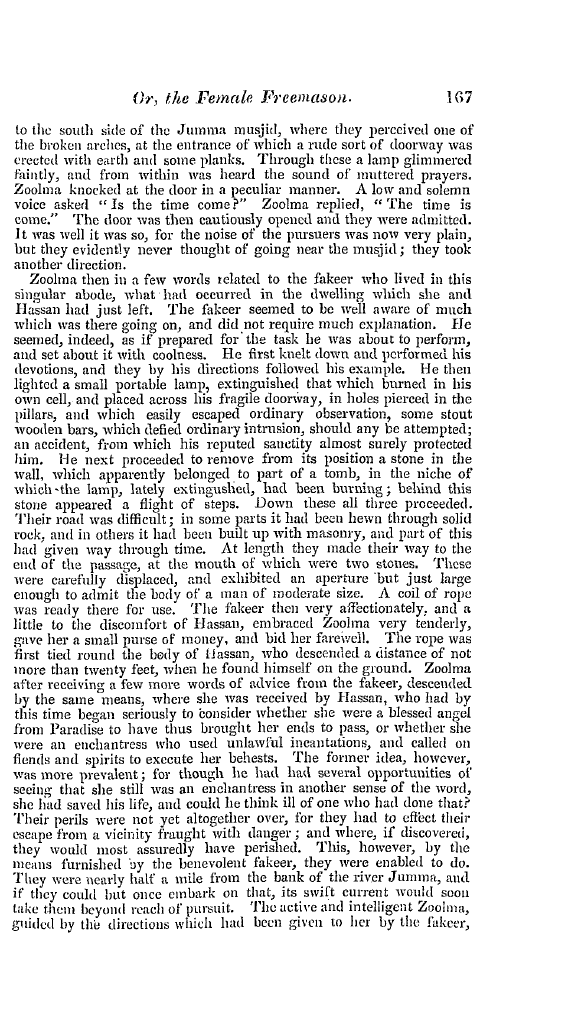 The Freemasons' Quarterly Review: 1839-06-29 - Hassan And Zoolma;