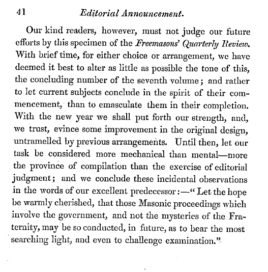 The Freemasons' Quarterly Review: 1840-12-31: 6