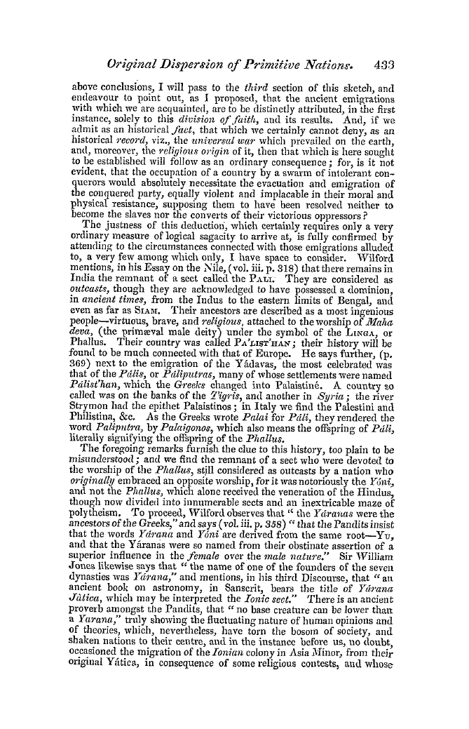 The Freemasons' Quarterly Review: 1840-12-31 - On The Causes Of The Original Dispersion Of Primitive Nations,