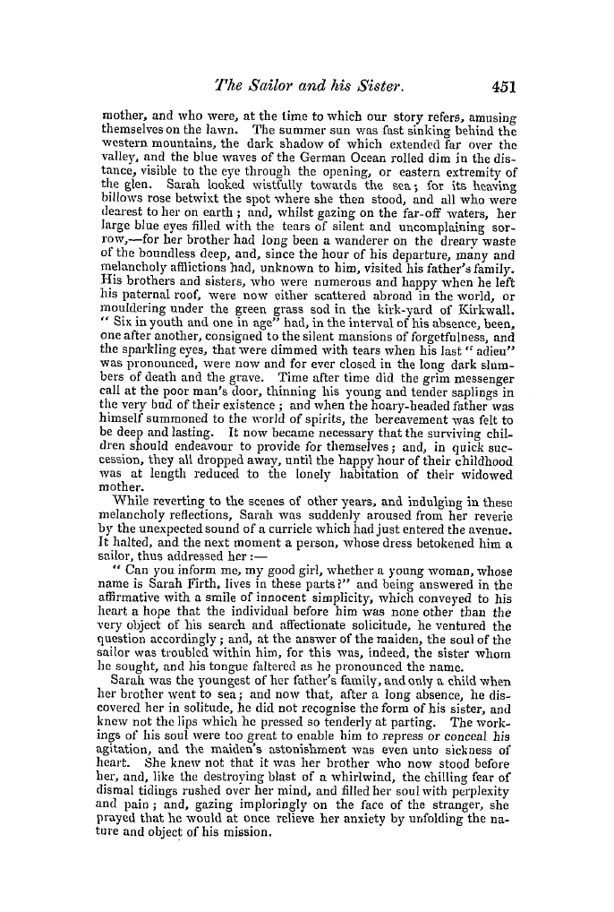 The Freemasons' Quarterly Review: 1840-12-31 - The Sailor And His Sister.