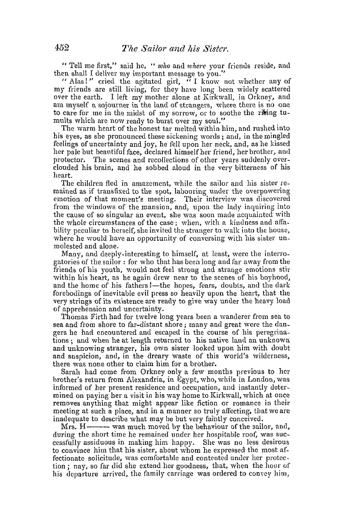 The Freemasons' Quarterly Review: 1840-12-31 - The Sailor And His Sister.