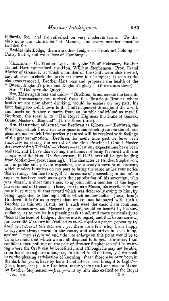 The Freemasons' Quarterly Review: 1840-12-31 - Foreign.