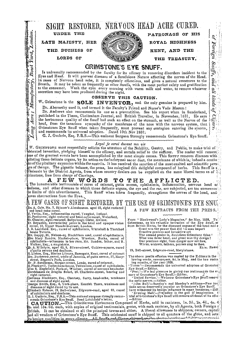 The Freemasons' Quarterly Review: 1840-12-31: 147