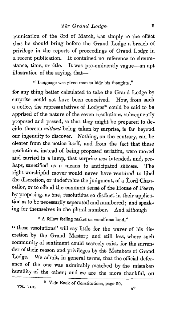 The Freemasons' Quarterly Review: 1841-03-31 - The Freemasons' Quarterly Review.