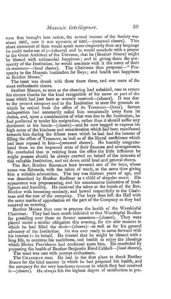 The Freemasons' Quarterly Review: 1841-03-31 - The Charities.