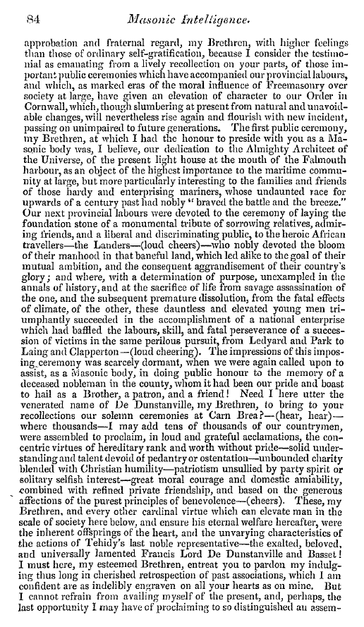 The Freemasons' Quarterly Review: 1841-03-31 - Provincial.