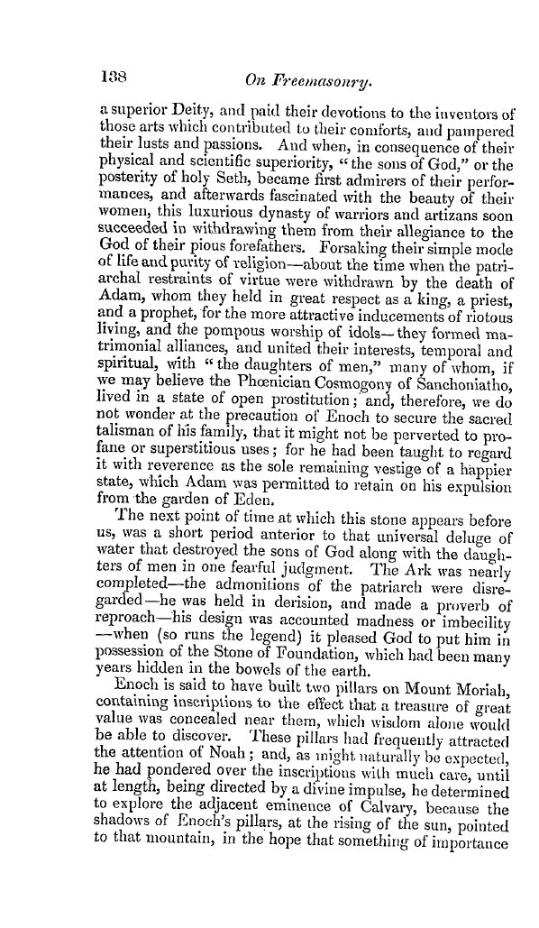 The Freemasons' Quarterly Review: 1841-06-30 - On Freemasonry. Evidences, Doctrines, And Traditions.