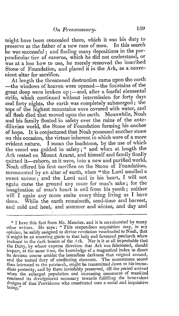 The Freemasons' Quarterly Review: 1841-06-30 - On Freemasonry. Evidences, Doctrines, And Traditions.